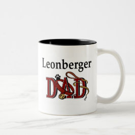 Caneca De Café Em Dois Tons Leonberger Pai Mug