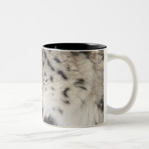 Caneca De Café Em Dois Tons Leopardo de neve (uncia de Uncia)