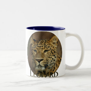 Caneca De Café Em Dois Tons Leopardo Lovers Art