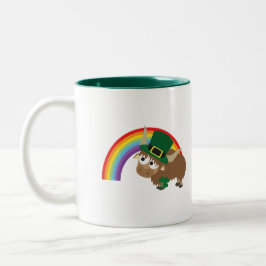 Caneca De Café Em Dois Tons Leprechaun Yak