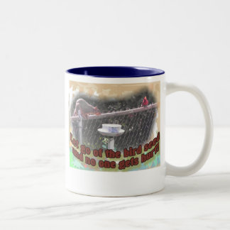 Caneca De Café Em Dois Tons Let vai - ninguém obtem ferido