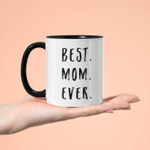 Letra de Pincel Preto e Branco Melhor Mãe de Sempr