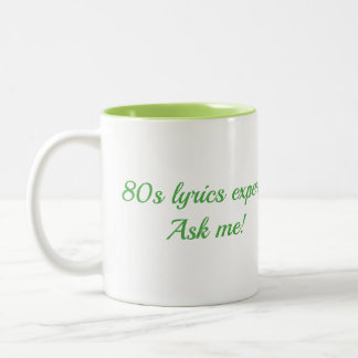 Caneca De Café Em Dois Tons letras de música dos anos 80 quiz amante nostalgia