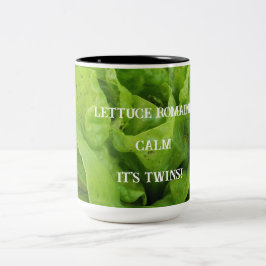 Caneca De Café Em Dois Tons Lettuce Romaine Calm