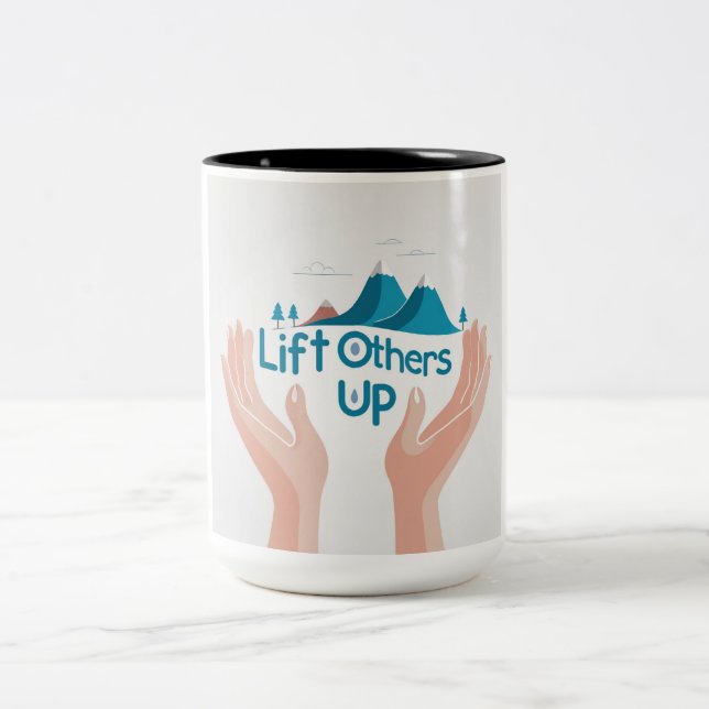 Caneca De Café Em Dois Tons Levante Outros (Centro)