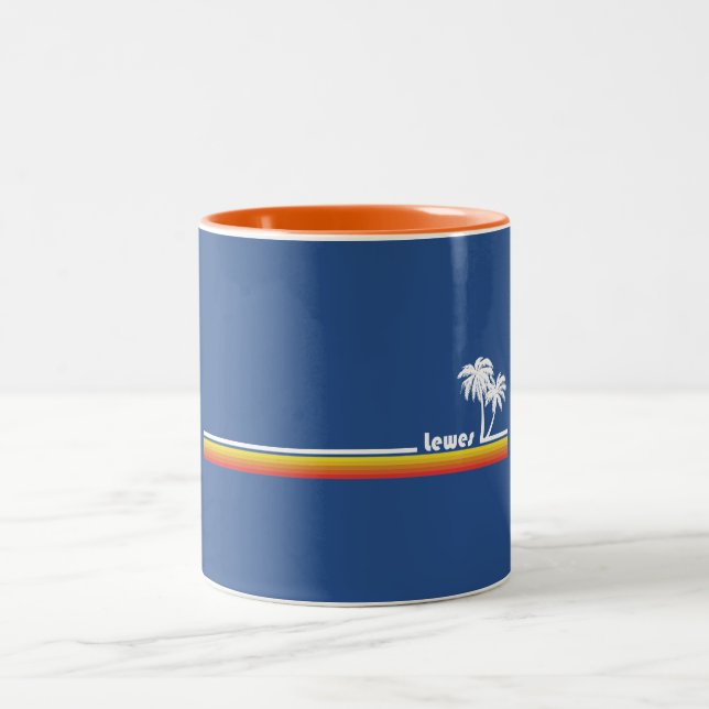 Caneca De Café Em Dois Tons Lewes, Delaware (Centro)
