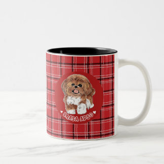 Caneca De Café Em Dois Tons Lhasa Apso