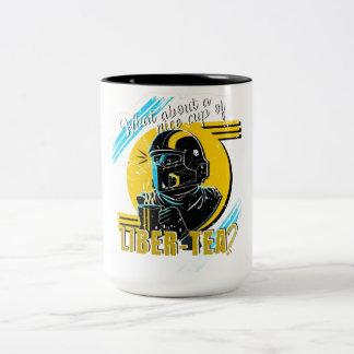 Caneca De Café Em Dois Tons Liber-Tea Mug Helldivers 2