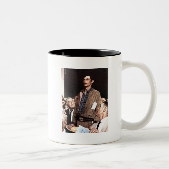 Caneca De Café Em Dois Tons Liberdade De Expressão (Direita)