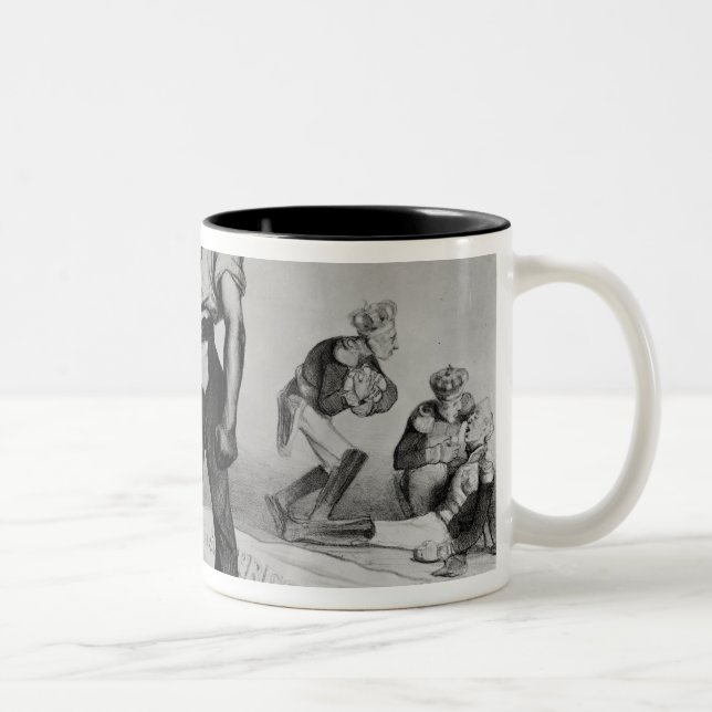 Caneca De Café Em Dois Tons Liberdade de imprensa (Direita)