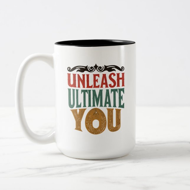 Caneca De Café Em Dois Tons Libere-o (Esquerda)