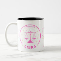 Libra Zodiac 11 oz - Café Mug Personalizado