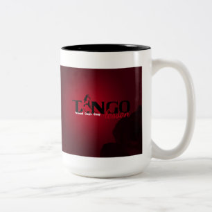 Caneca De Café Em Dois Tons Lição De Tango - Mug, Copa
