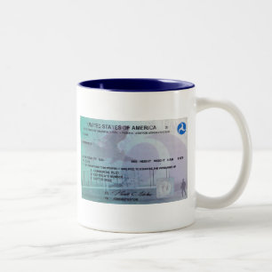 Caneca De Café Em Dois Tons Licença dos pilotos
