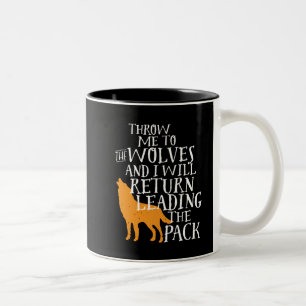 Caneca De Café Em Dois Tons Liderança Inspiracional Cite Fortes Líderes