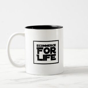 Caneca De Café Em Dois Tons Life eCommerce for