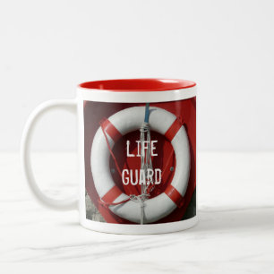 Caneca De Café Em Dois Tons LIfe Guarda Mug