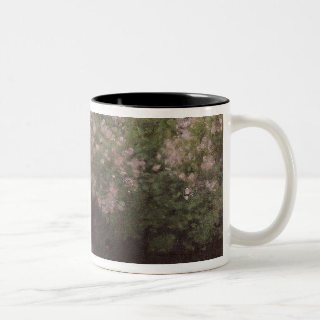 Caneca De Café Em Dois Tons Lilacs de Claude Monet |, tempo cinzento, 1872 (Direita)