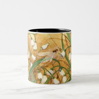 Caneca De Café Em Dois Tons Lilly do vale