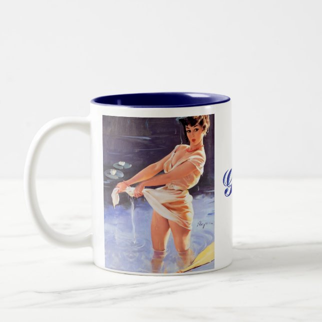 Caneca De Café Em Dois Tons Lilly Pad mug (Esquerda)