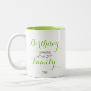 Caneca De Café Em Dois Tons Limão Quarantine Birthday Mug