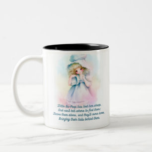 Caneca De Café Em Dois Tons Linda Bo-Peep fofa