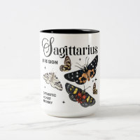 Linda Borboleta Traços Zodiac/Sagittarius