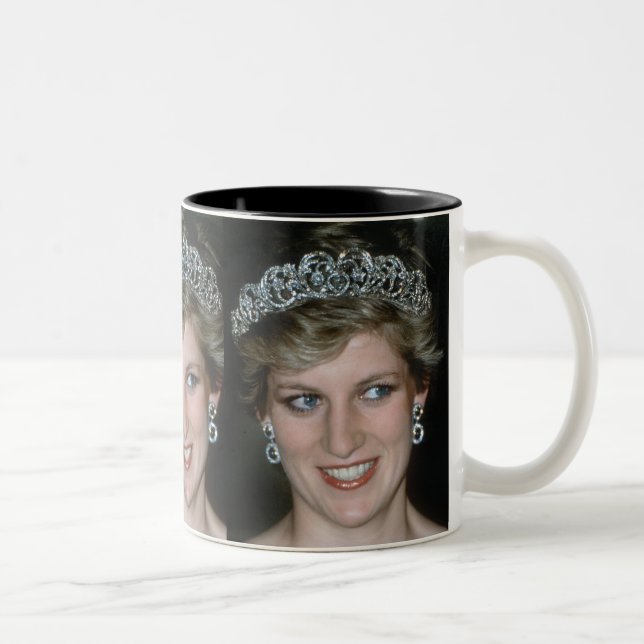Caneca De Café Em Dois Tons Linda! HRH Princesa de Gales (Direita)