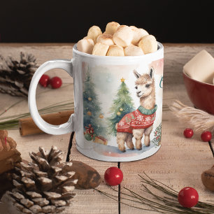 Caneca De Café Em Dois Tons Linda Mãe Personalizada Natal