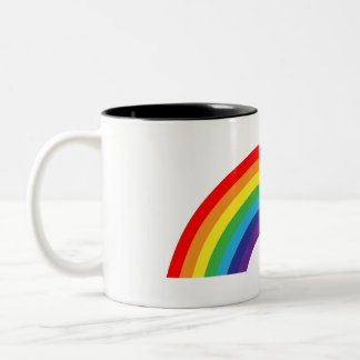 Caneca De Café Em Dois Tons Linda Rainbow Mug