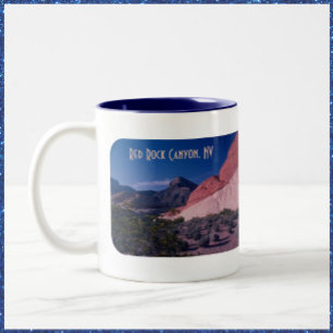 Caneca De Café Em Dois Tons Linda Red Rock Canyon Nevada