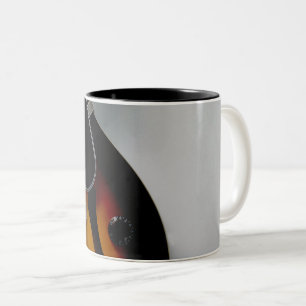Caneca De Café Em Dois Tons Lindo Violão Acústico
