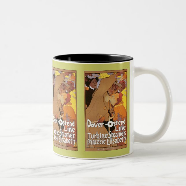 Caneca De Café Em Dois Tons Linha Dover-Ostend (Direita)