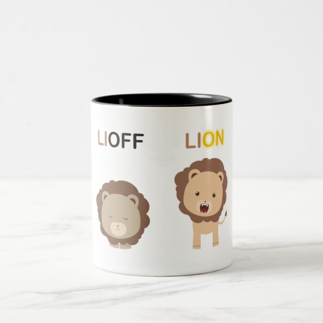 Caneca De Café Em Dois Tons Lioff Lion (Centro)