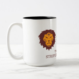 Caneca De Café Em Dois Tons Lion striped 15 oz Mug - Logo