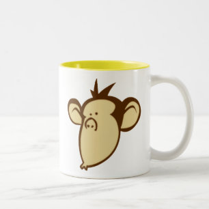 Caneca De Café Em Dois Tons Lippy Monkey Mug