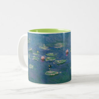 Caneca De Café Em Dois Tons Lírios de água - por Monet
