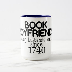 Caneca De Café Em Dois Tons Lista de Namorados do Livro