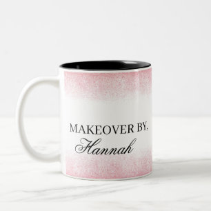 Caneca De Café Em Dois Tons Lite rosa, Lite, Beleza Salon