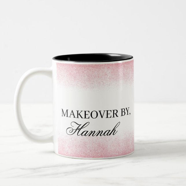Caneca De Café Em Dois Tons Lite rosa, Lite, Beleza Salon (Esquerda)