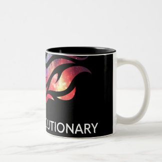 Caneca De Café Em Dois Tons "LIV CHEIO Revolucionário BLK Mug"