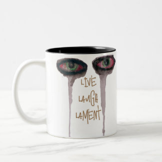 Caneca De Café Em Dois Tons LiveLaughLament