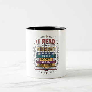 Caneca De Café Em Dois Tons Livro Mug
