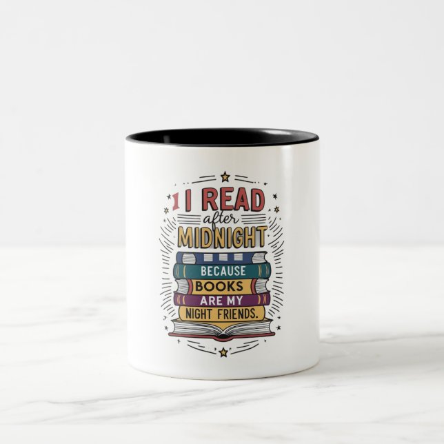 Caneca De Café Em Dois Tons Livro Mug (Centro)