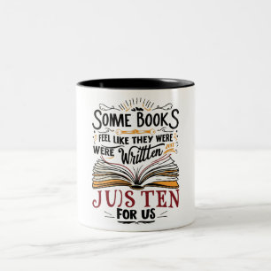 Caneca De Café Em Dois Tons Livro Mug