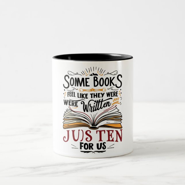 Caneca De Café Em Dois Tons Livro Mug (Centro)