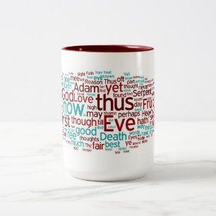 Caneca De Café Em Dois Tons Livro perdido IX do paraíso: A queda