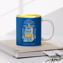 Livros e café personalizados