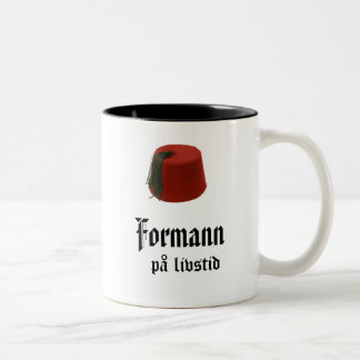 Caneca De Café Em Dois Tons Livstid do på de Formann