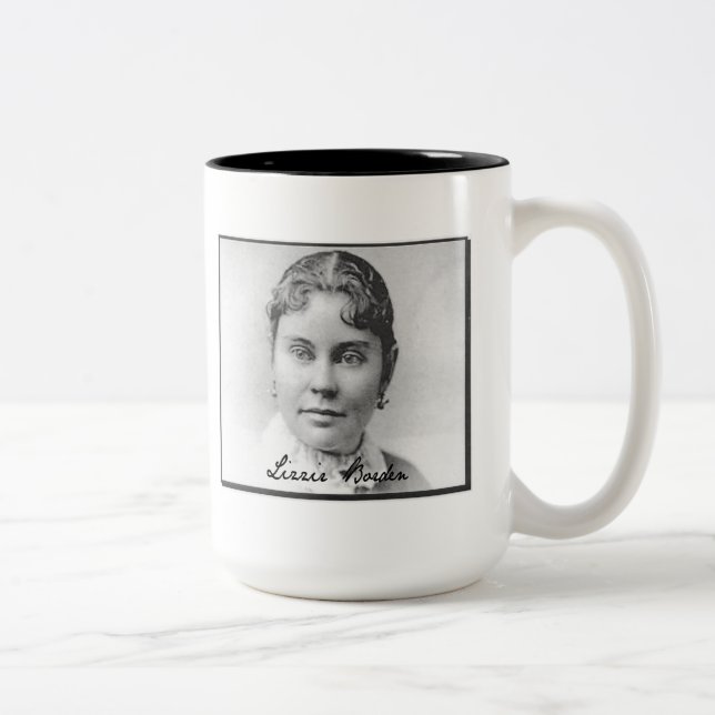 Caneca De Café Em Dois Tons Lizzie Borden (Direita)